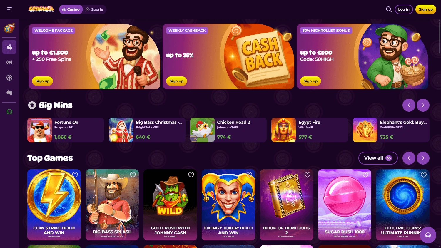 Spinania Casino casino review section 4